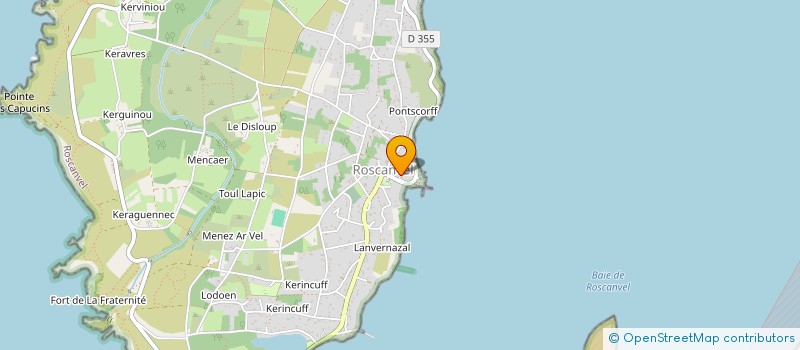 localisation de l'entreprise MADAME MARIE-FRANCOISE GUILLEVIN  ROSCANVEL