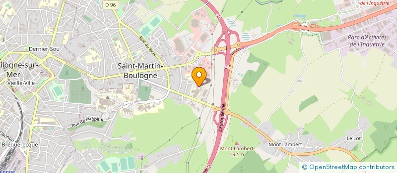 localisation de l'entreprise MADAME MARIE-FRANCOISE HEGO à SAINT-MARTIN-BOULOGNE