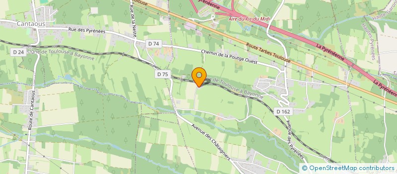 localisation de l'entreprise MADAME MARIE-FRANCOISE IBOS  SAINT-LAURENT-DE-NESTE