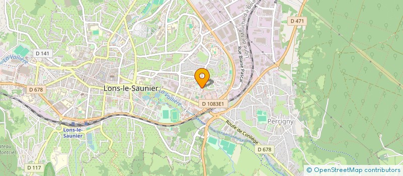 localisation de l'entreprise MADAME MARIE-FRANCOISE INITIA  LONS-LE-SAUNIER