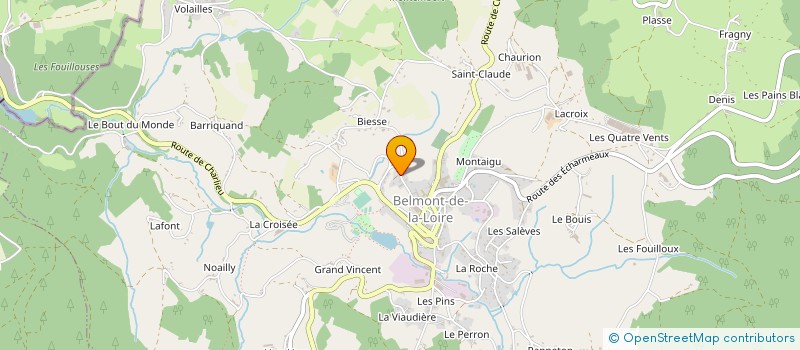 localisation de l'entreprise MADAME MARIE FRANCOISE LACROIX à BELMONT-DE-LA-LOIRE