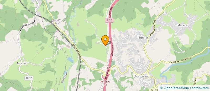 localisation de l'entreprise MADAME MARIE-FRANCOISE LAVAUX  DONZENAC