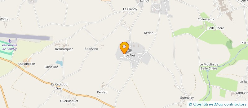 localisation de l'entreprise MADAME MARIE FRANCOISE LE HIR  NOYAL-PONTIVY