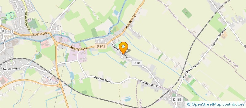 localisation de l'entreprise MADAME MARIE-FRANCOISE LEGILLON  LA GORGUE