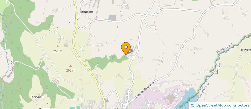 localisation de l'entreprise MADAME MARIE-FRANCOISE LEON  GUERLESQUIN