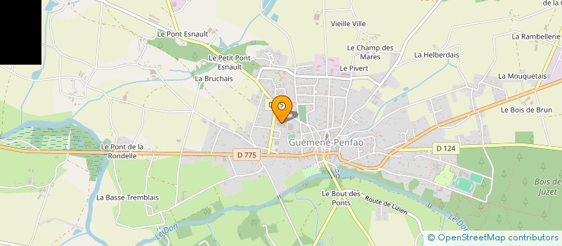 localisation de l'entreprise MADAME MARIE-FRANCOISE LEPAGE à GUEMENE-PENFAO