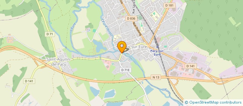 localisation de l'entreprise MADAME MARIE-FRANCOISE LEPEE  PACY-SUR-EURE