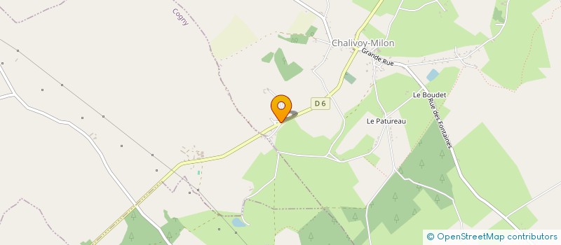 localisation de l'entreprise MADAME MARIE-FRANCOISE LEVERT  CHALIVOY-MILON