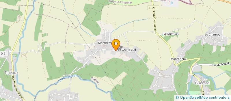 localisation de l'entreprise MADAME MARIE-FRANCOISE MALLART à GUERARD