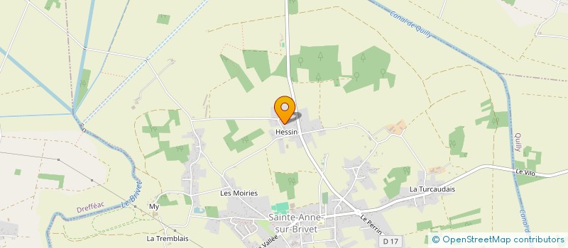 localisation de l'entreprise MADAME MARIE-FRANCOISE MASSY  SAINTE-ANNE-SUR-BRIVET