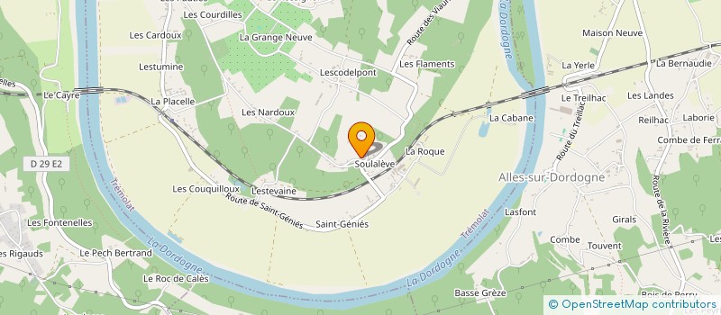 localisation de l'entreprise MADAME MARIE-FRANCOISE MIANE  TREMOLAT