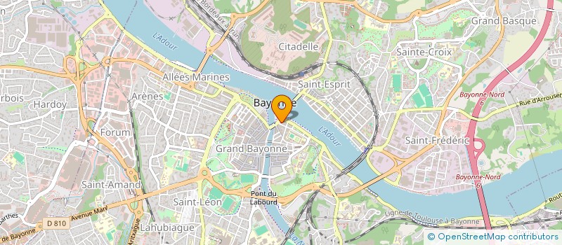 localisation de l'entreprise MADAME MARIE-FRANCOISE MONGON à BAYONNE