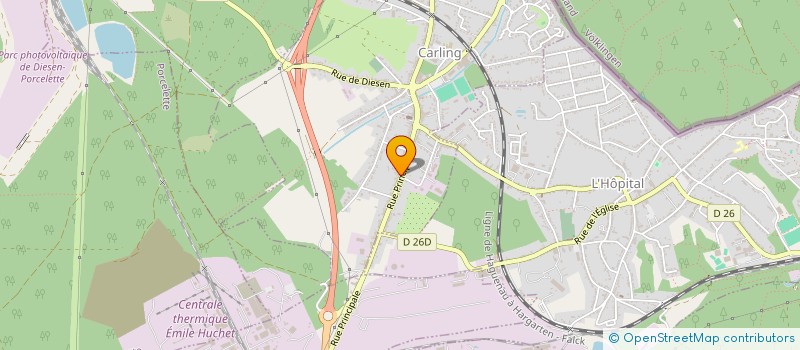 localisation de l'entreprise MADAME MARIE-FRANCOISE NIEFER  CARLING