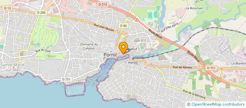 localisation de l'entreprise MADAME MARIE-FRANCOISE NORMAND  PORNIC