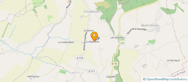 localisation de l'entreprise MADAME MARIE-FRANCOISE PATRIAT à COUDEHARD