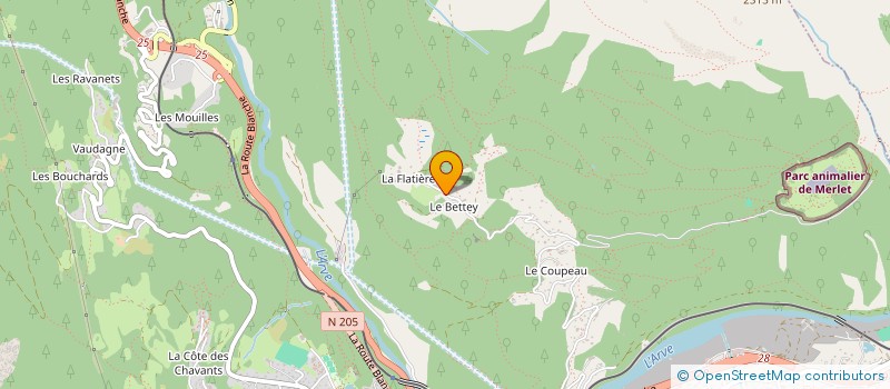 localisation de l'entreprise MADAME MARIE-FRANCOISE PEILLEX à LES HOUCHES