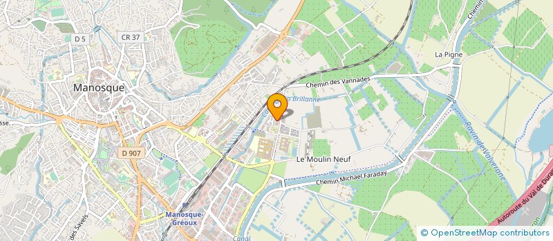 localisation de l'entreprise MADAME MARIE FRANCOISE PERETTI à MANOSQUE