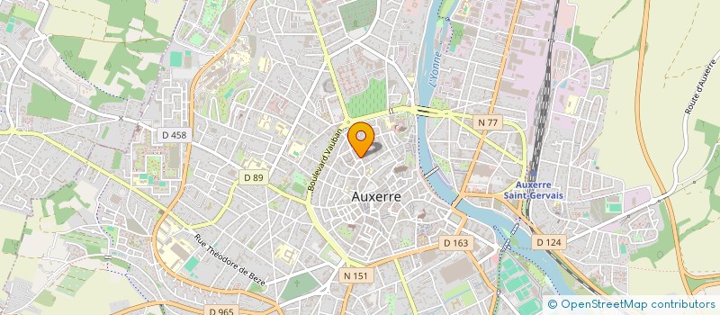 localisation de l'entreprise MADAME MARIE-FRANCOISE PERON à AUXERRE