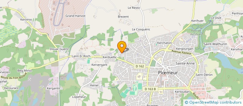 localisation de l'entreprise MADAME MARIE-FRANCOISE PHELIPPEAU à PLOEMEUR
