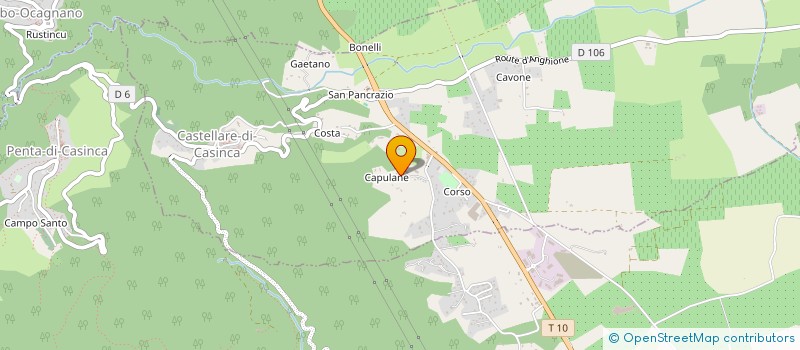 localisation de l'entreprise MADAME MARIE-FRANCOISE POLETTI à CASTELLARE-DI-CASINCA