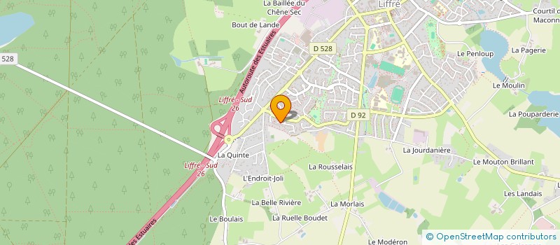 localisation de l'entreprise MADAME MARIE FRANCOISE QUEGUINER  LIFFRE