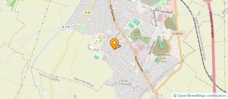 localisation de l'entreprise MADAME MARIE FRANCOISE QUENETTE  NUX-LES-MINES