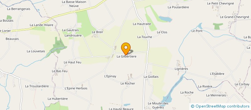 localisation de l'entreprise MADAME MARIE-FRANCOISE RENAUDIN à SAINT-HILAIRE-DES-LANDES