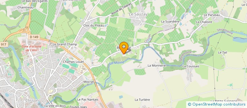 localisation de l'entreprise MADAME MARIE FRANCOISE RICHARD  CLISSON