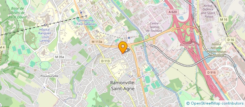 localisation de l'entreprise MADAME MARIE-FRANCOISE ROLLAZ  RAMONVILLE-SAINT-AGNE