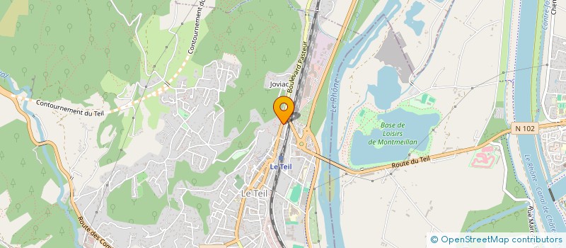 localisation de l'entreprise MADAME MARIE FRANCOISE ROUZET  LE TEIL