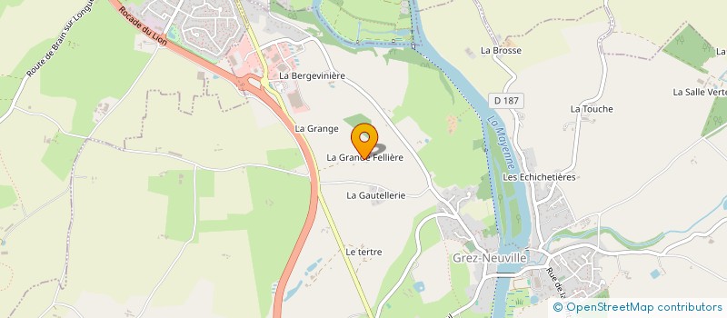 localisation de l'entreprise MADAME MARIE FRANCOISE RUAU à GREZ-NEUVILLE