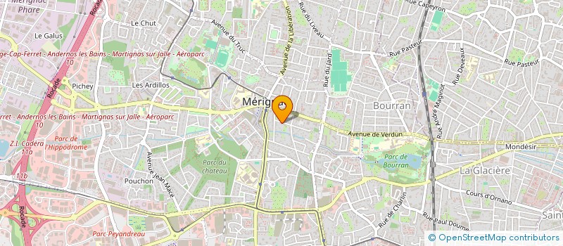 localisation de l'entreprise MADAME MARIE-FRANCOISE SALLENAVE à MERIGNAC