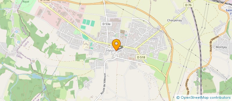 localisation de l'entreprise MADAME MARIE FRANCOISE SAVERET  HEYRIEUX