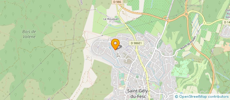 localisation de l'entreprise MADAME MARIE-FRANCOISE THIBAUT à SAINT-GELY-DU-FESC