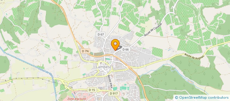 localisation de l'entreprise MADAME MARIE-FRANCOISE TROUSSIER  LAMBESC