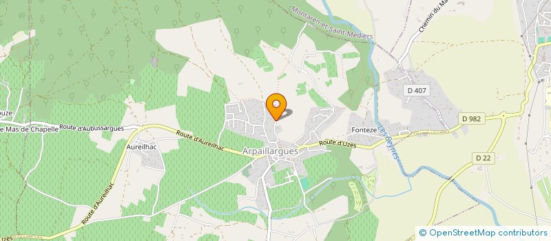 localisation de l'entreprise MADAME MARIE FRANCOISE TROUTAUD à ARPAILLARGUES-ET-AUREILLAC