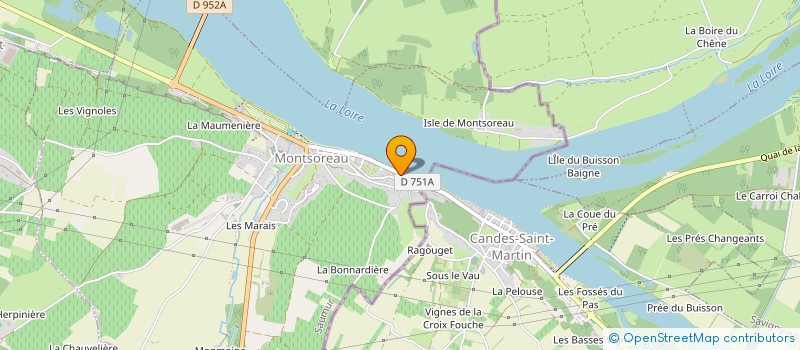 localisation de l'entreprise MADAME MARIE-FRANCOISE VIGNERON  MONTSOREAU