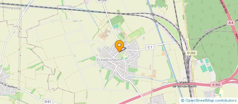 localisation de l'entreprise MADAME MARIE FRAPPIER à ECKWERSHEIM