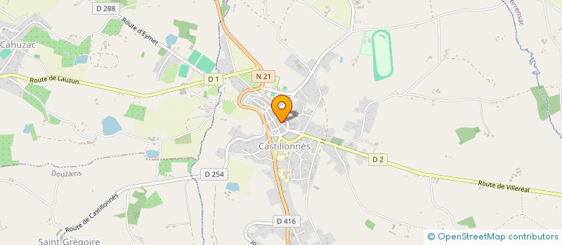 localisation de l'entreprise MADAME MARIE FRATTER  CASTILLONNES