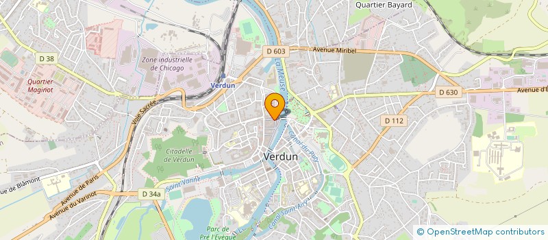 localisation de l'entreprise MADAME MARIE FRATTINI à VERDUN