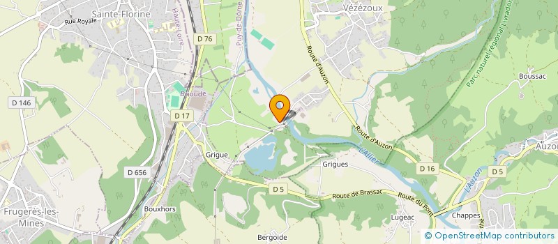 localisation de l'entreprise MADAME MARIE FREALDO  VEZEZOUX