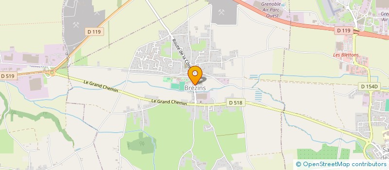 localisation de l'entreprise MADAME MARIE FRECHINGUE  BREZINS