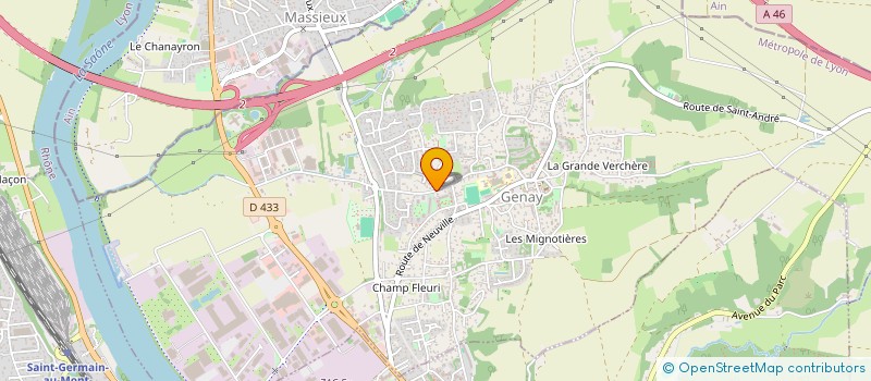 localisation de l'entreprise MADAME MARIE FRECON  GENAY