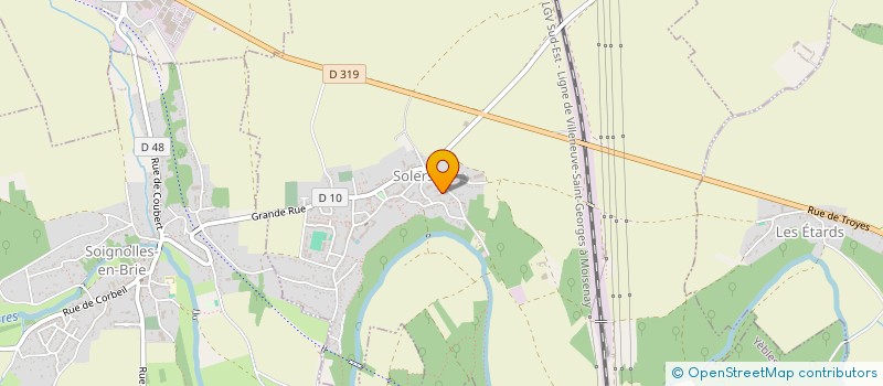 localisation de l'entreprise MADAME MARIE-FREDERIQUE CHAMPDAVOINE  SOLERS