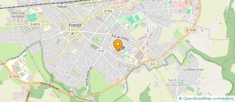 localisation de l'entreprise MADAME MARIE-FREDERIQUE LEVAILLANT à YVETOT