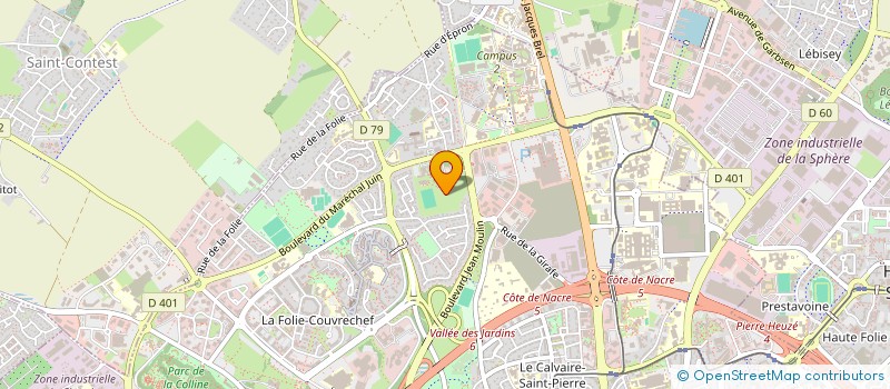 localisation de l'entreprise MADAME MARIE FREDONNET à CAEN