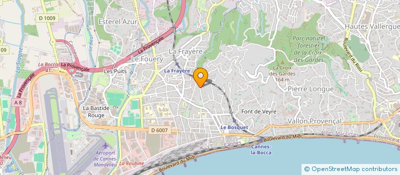 localisation de l'entreprise MADAME MARIE FRESSIN à CANNES