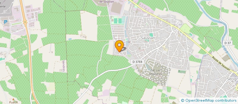 localisation de l'entreprise MADAME MARIE FREYMANN à SAUVIAN