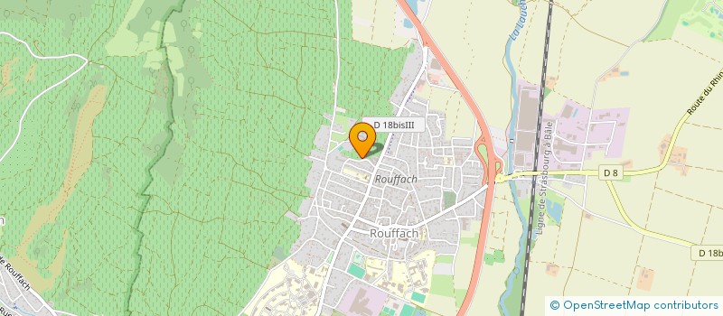 localisation de l'entreprise MADAME MARIE FRICK  GUNDOLSHEIM