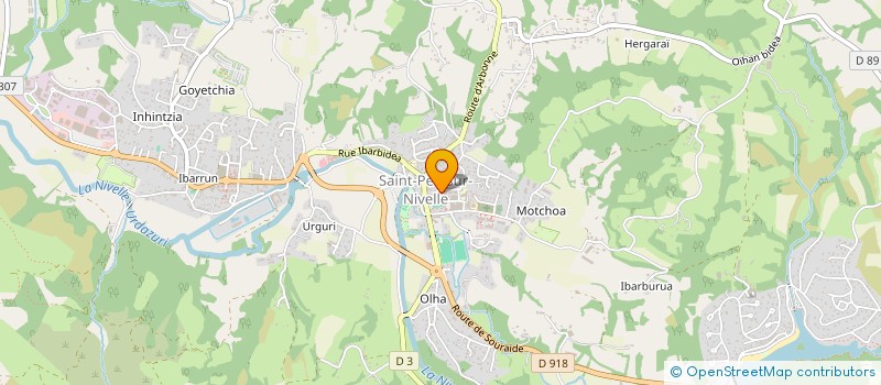 localisation de l'entreprise MADAME MARIE FRIGNET  SAINT-PEE-SUR-NIVELLE